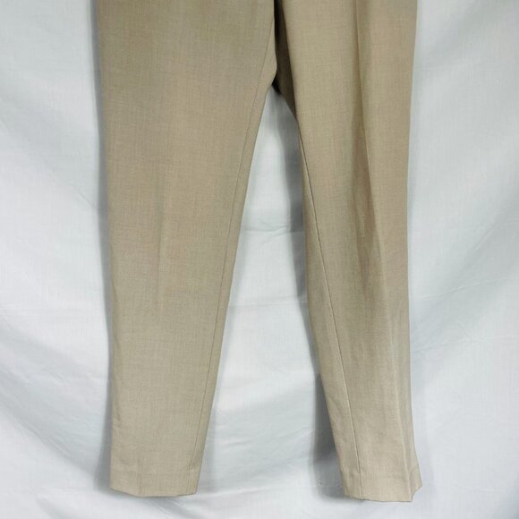 Tahari Women's Tan Loose Sleek Business Causal Pants Size 4 - Picture 3 of 13